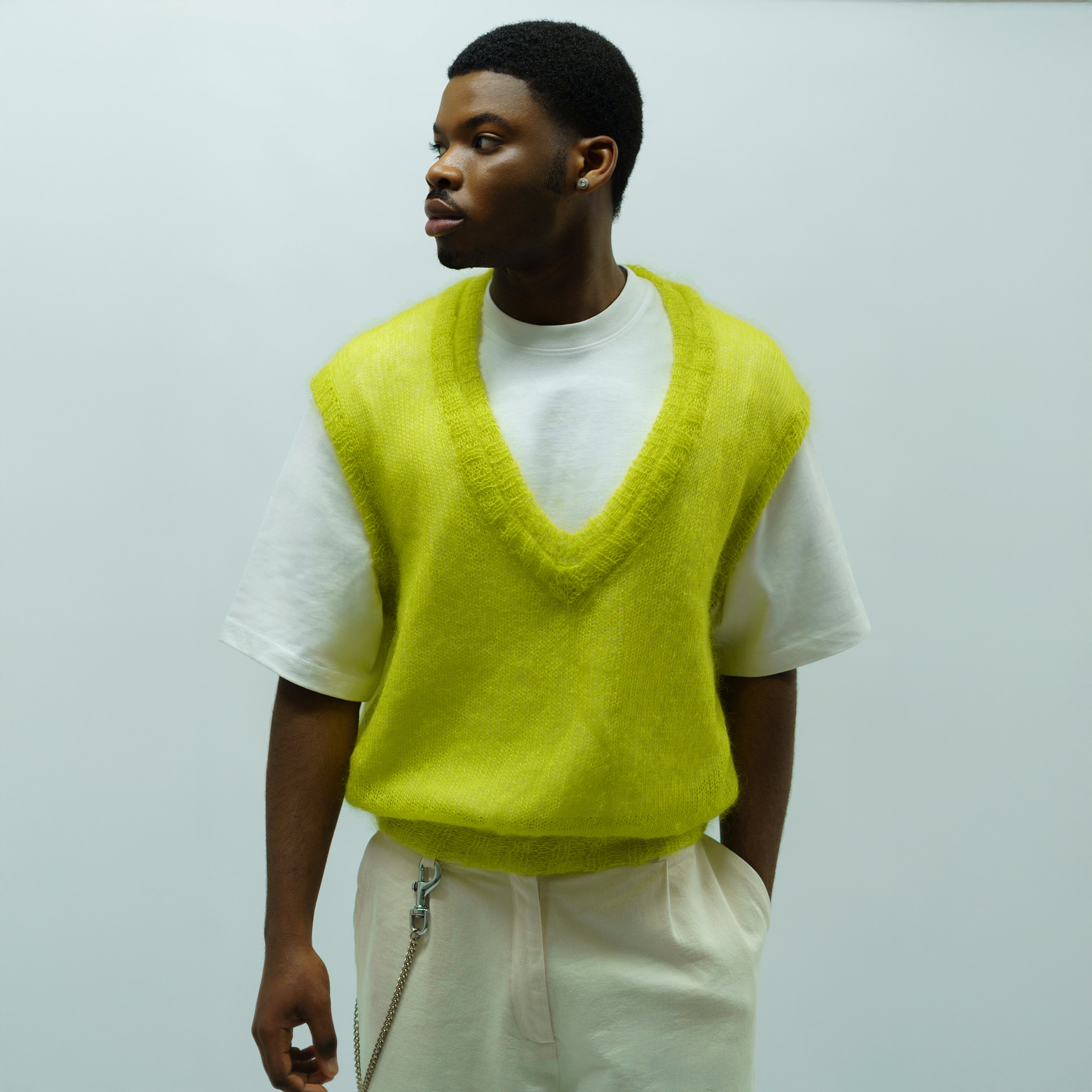 Double V-Neck Vest